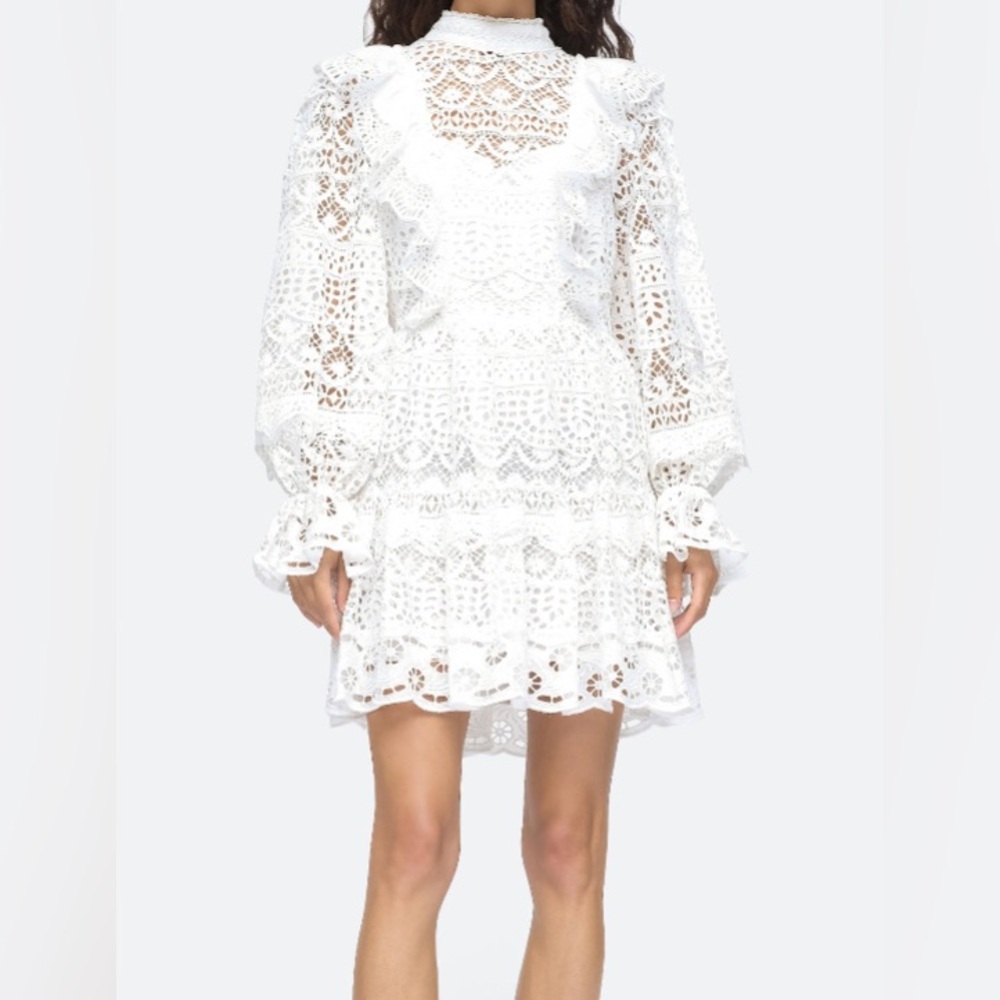 Sea NY Women’s Patrizia Dress, Size S, White Color